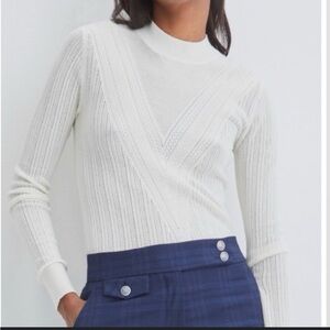 Veronica Beard Ivory Knit Pullover